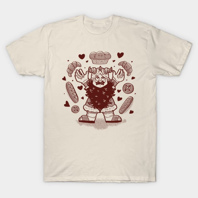 The Love of Bread T-Shirt by AJWhereArtThou